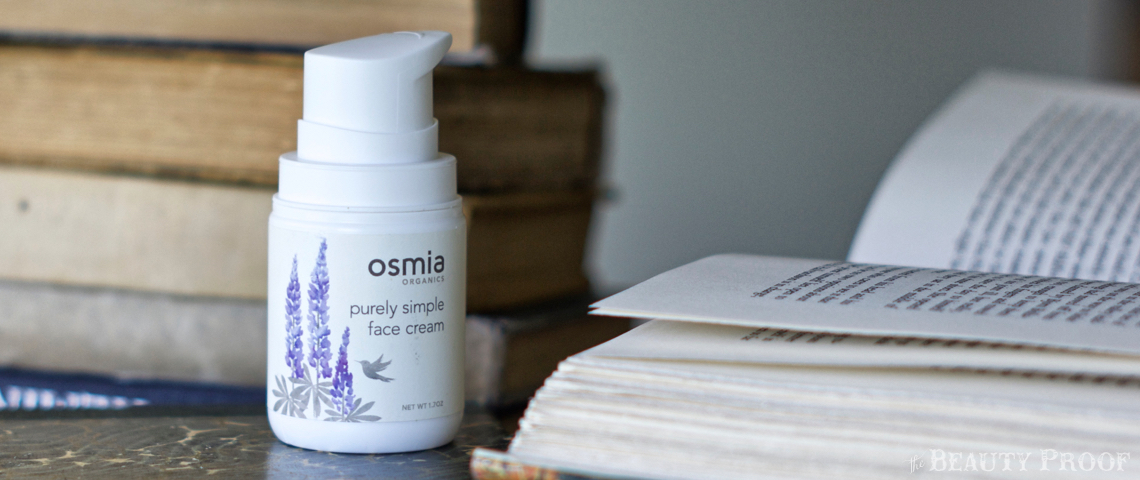 osmia purely simple face cream