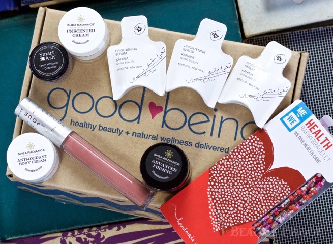 The personalized selection from my very first Goodbeing box!