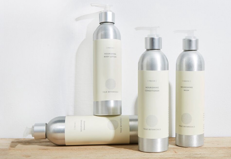 true botanicals shampoo conditioner, lotion, body wash